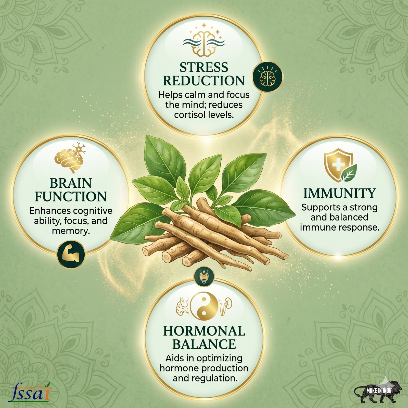 TruArogya KSM-66 Ashwagandha Capsules for Men & Women | Stress Relief, Energy, Strength, Stamina & Immunity Support | 5% Withanolides Ayurvedic Supplement | 60 Capsules - Image 2